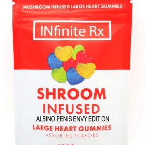 INfinite Rx Shroom Infused Large Heart Gummies Edibles (4000mg)